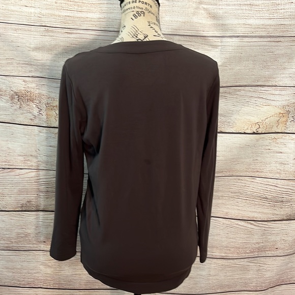 Majestic Filatures du Lion Leather Deluxe Tee Washable French Touch Medium Brown - Picture 6 of 13